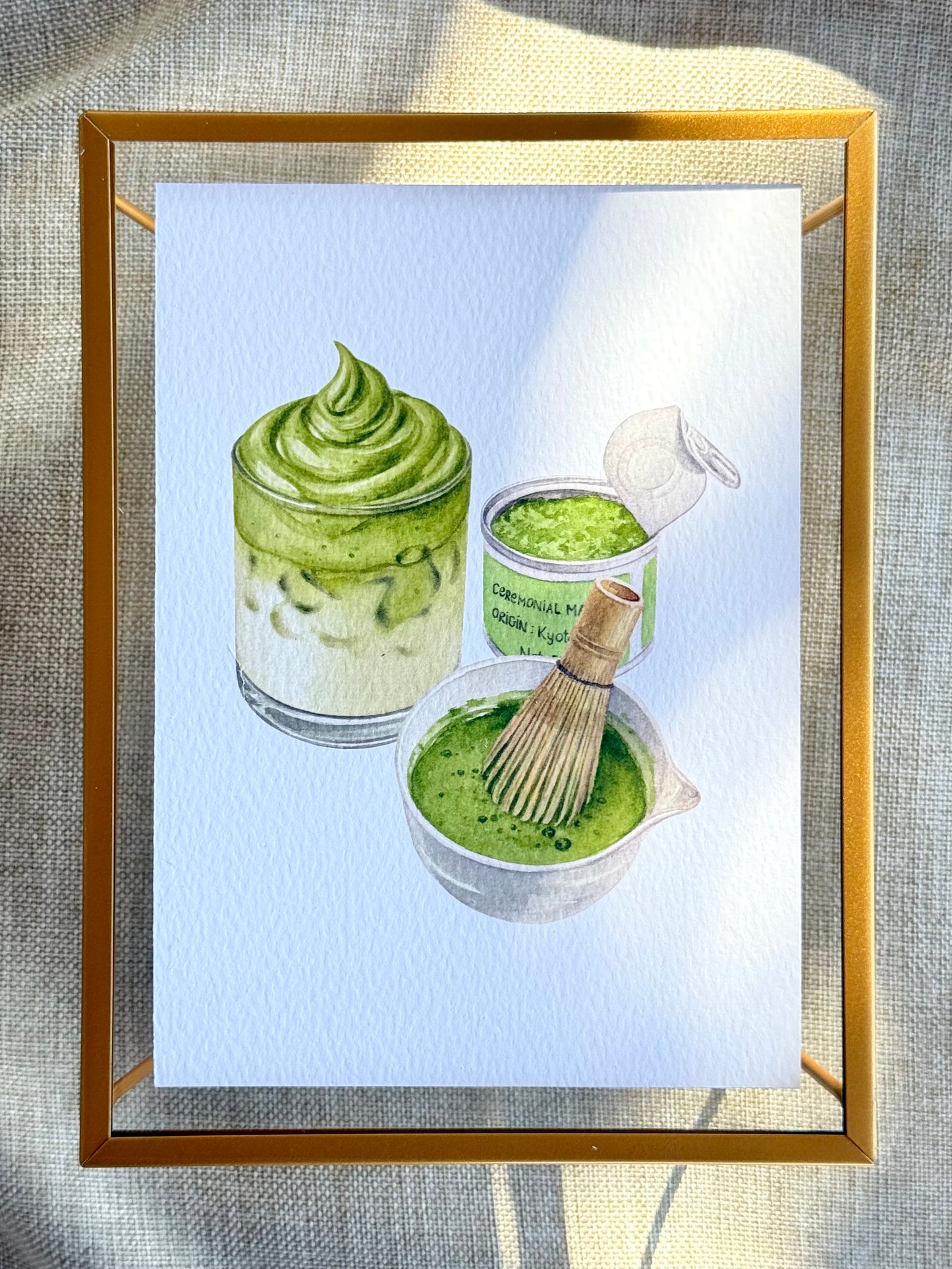 Ceremonial Matcha Drink Print