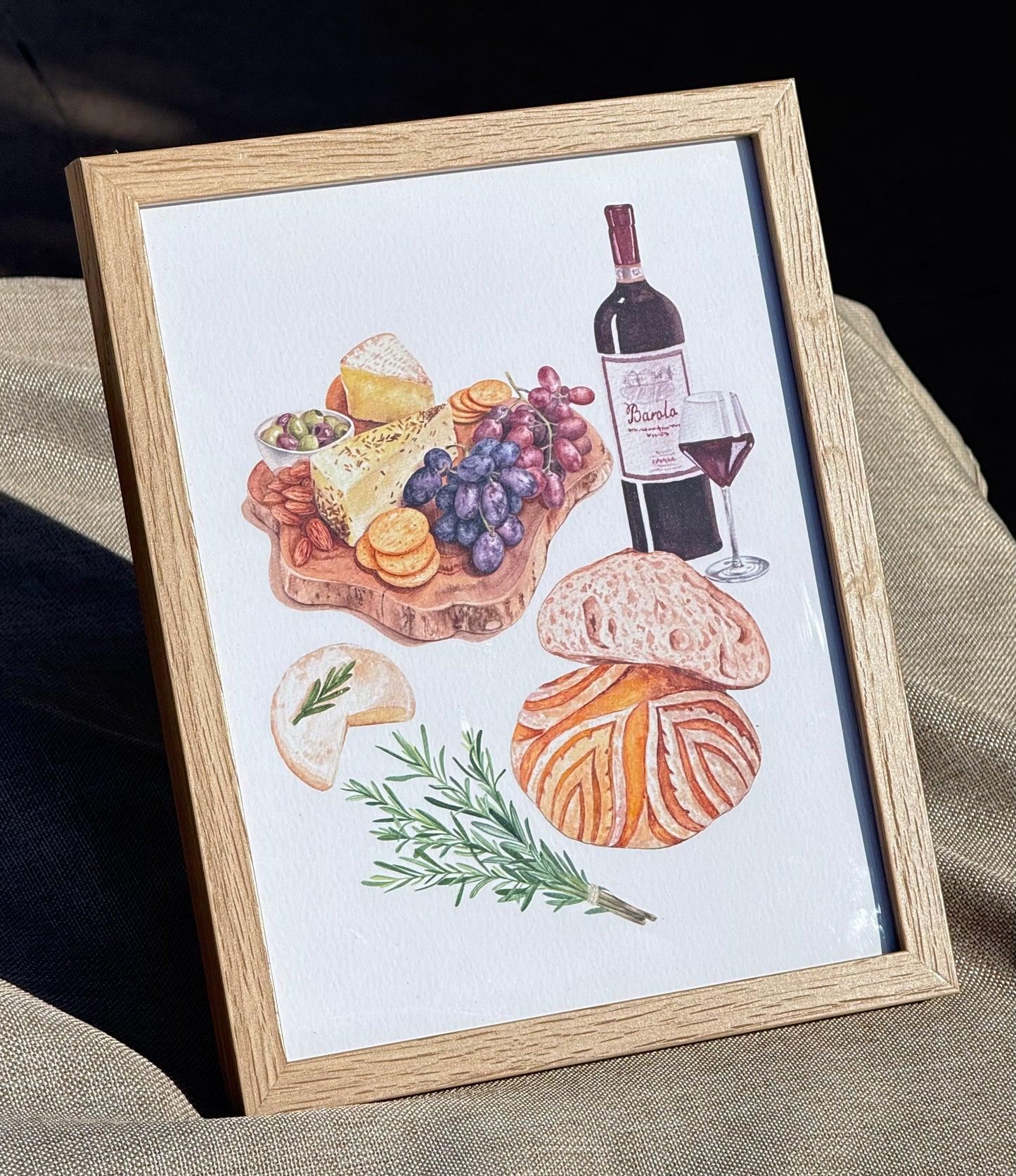 Charcuterie & Wine Print