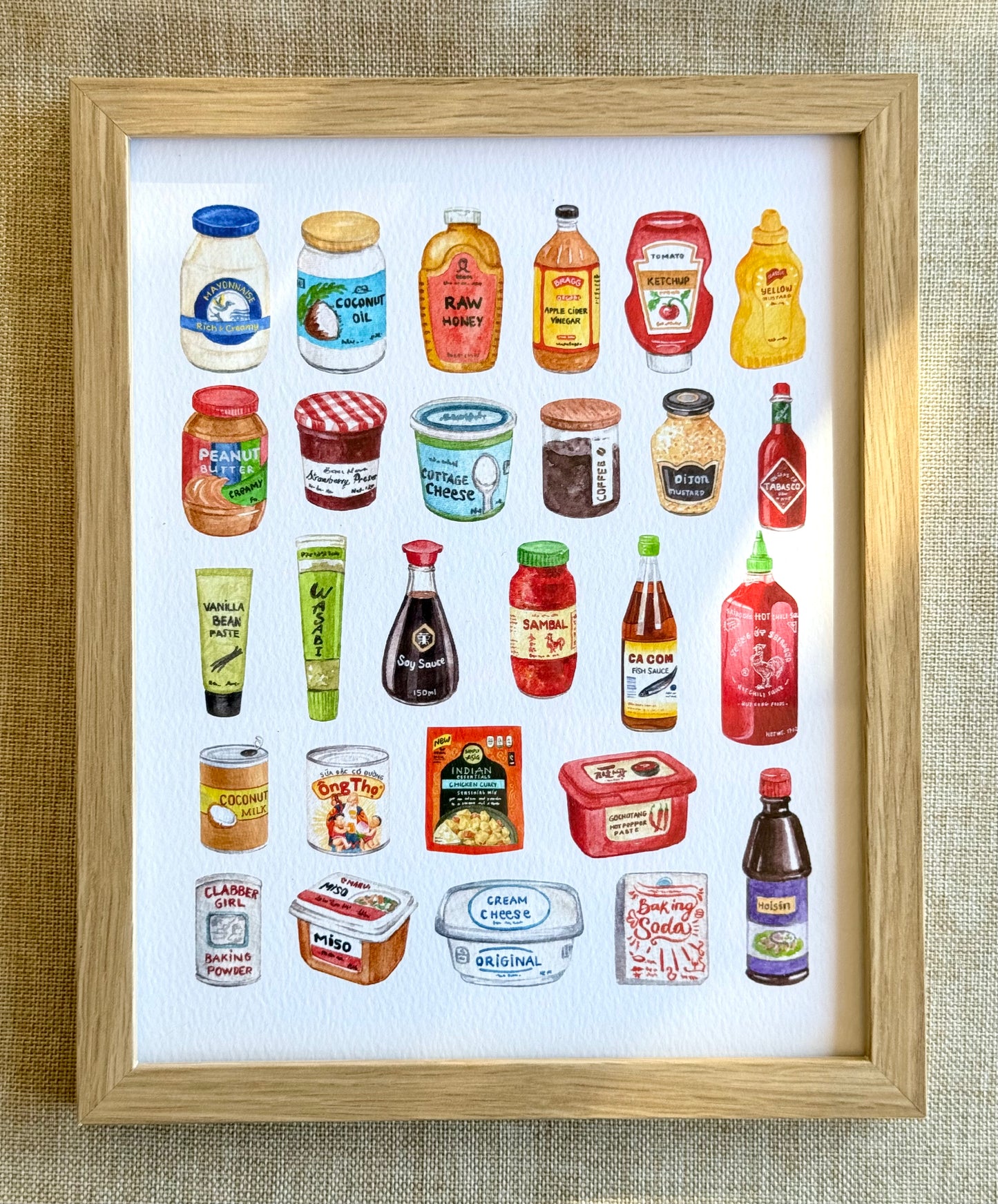 Cooking Condiments Collection Print