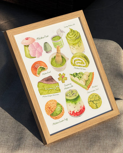 Matcha Collection Print