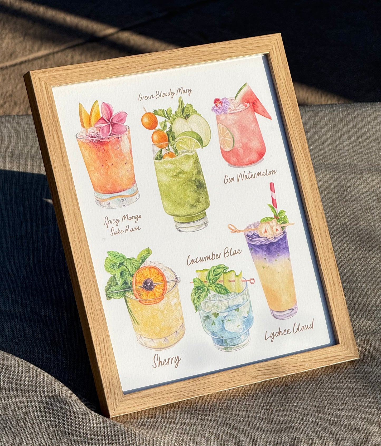 Cocktail Collection Print