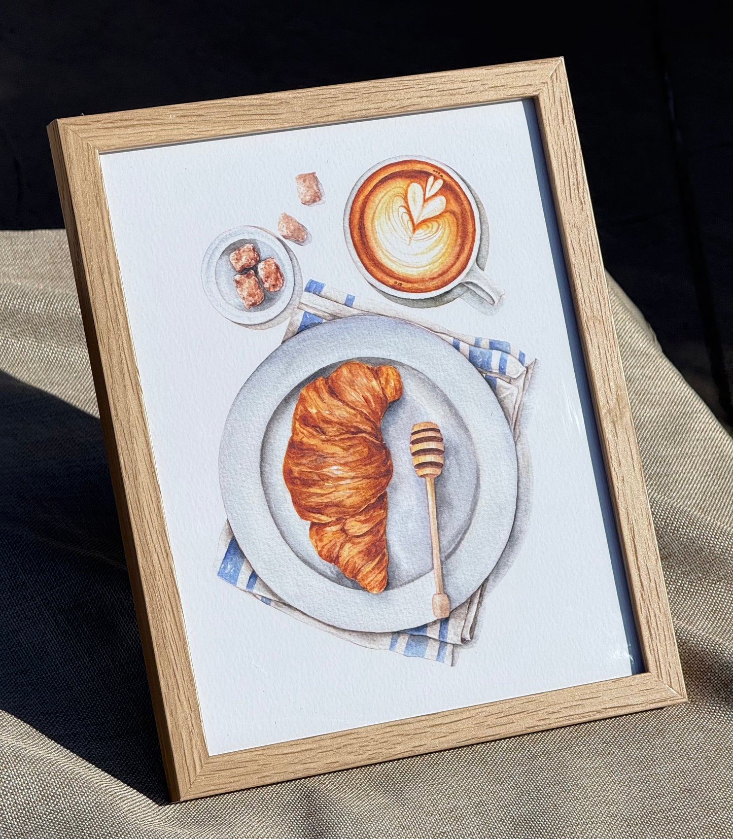Morning Croissant Print
