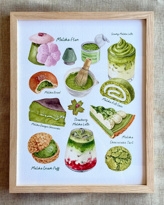Matcha Collection Print