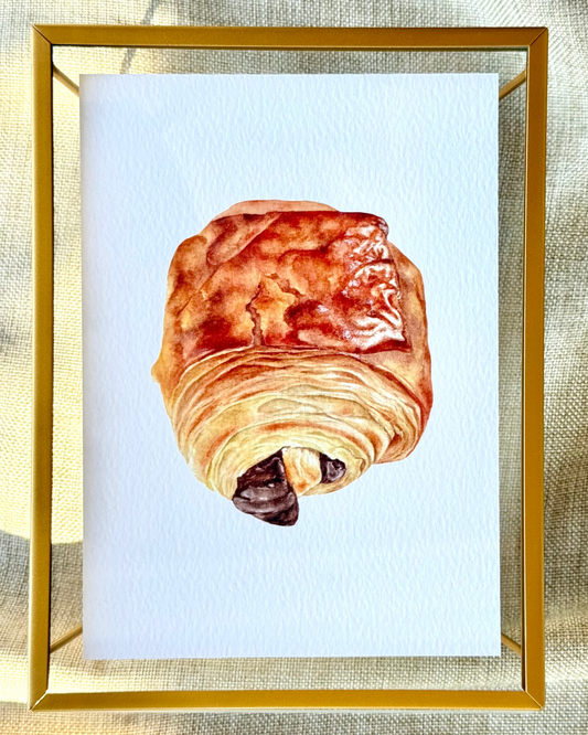 Chocolate Croissant Print