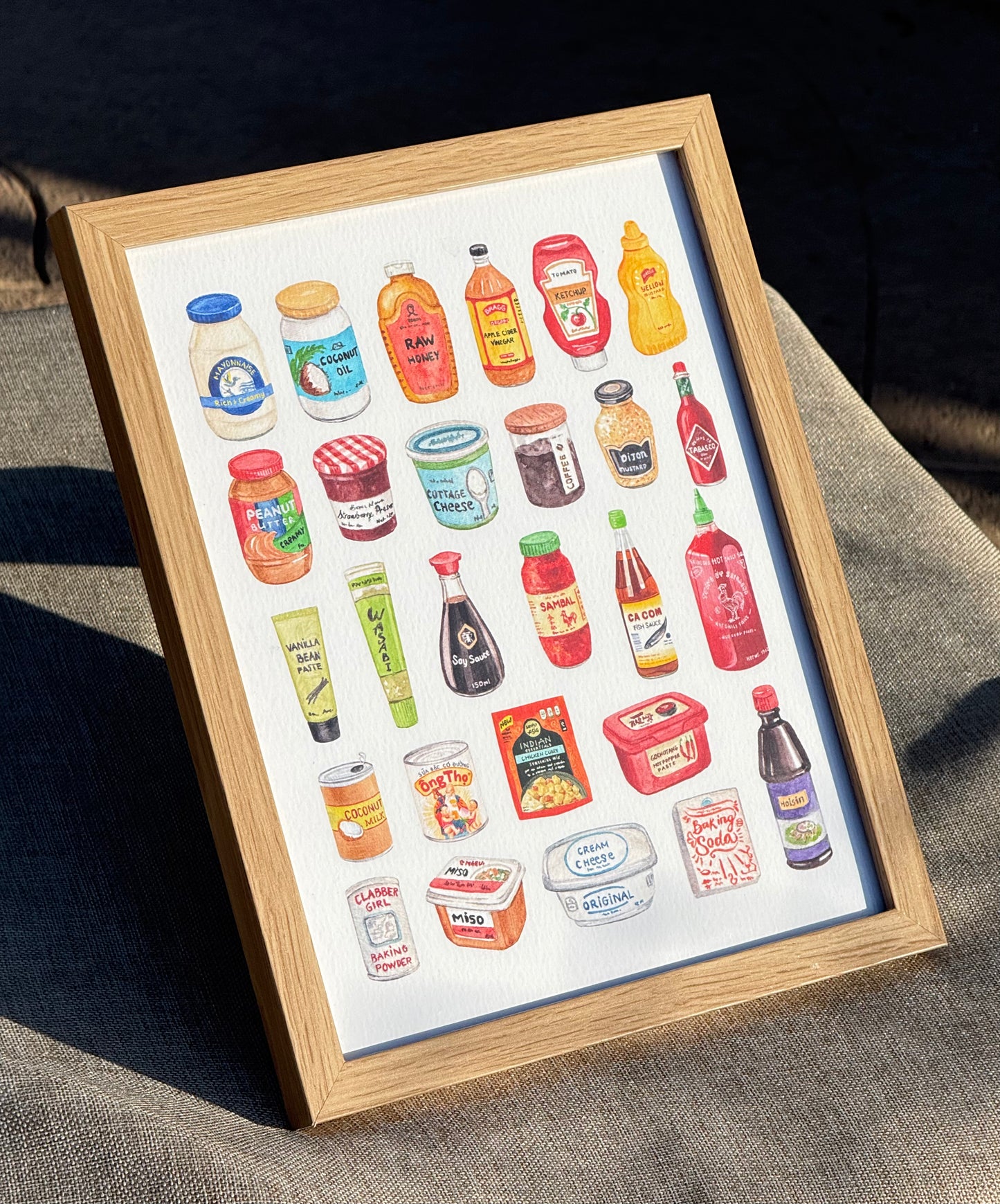 Cooking Condiments Collection Print