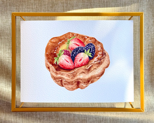 Berry Danish Print