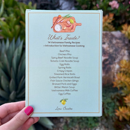Vietnamese Recipe Card Collection